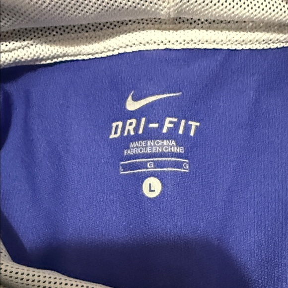 🏷️ Nike Dri-FIT Blue Pullover Hoodie Men’s Large - Picture 11 of 15